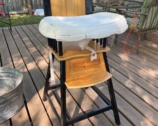 #56	Laminate Kids High Chair 	 $20.00 
