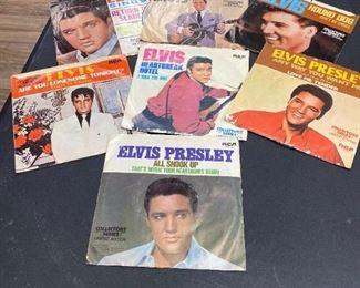 #57	Set of 7 Elvis 45's	 $20.00 
