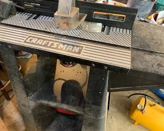#65	Craftsman Router 1/5 HP on Stand	 $150.00 
