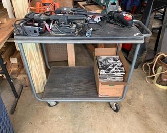 #84	Metal Rolling Cart  36x22x35  (2)   $40	 $80.00 
