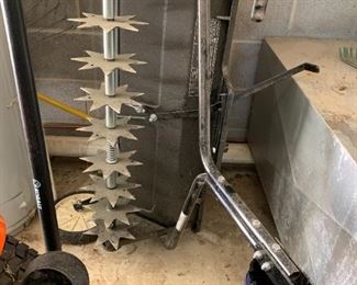 #91	3' Pull Behind Spreader/Aerator	 $40.00 
