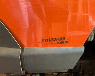 #93	Husqvarna Riding Mower YTH20K46 - as is engine seized	 $150.00 
