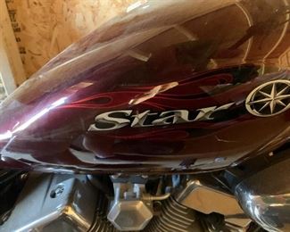 #94	2008 Yamaha 250 Star Motorcycle (508 miles)	 $2,000.00 
