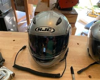 #104	HJC Medium Motorcycle Helmet - wireless headset	 $100.00 
#105	HJC Large Motorcycle Helmet - wireless Headset	 $100.00 
#106	HJC Large Motorcycle Helmet - corded	 $75.00 
