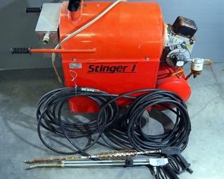 Whitco Stinger ST I, Model ST I-2.2 Hot Water Pressure Washer With Hose And Wands, SN# 5903359, 110V, Phase 1