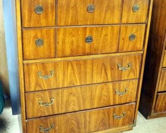 Huntley Furniture Chest Of Drawers, 5 Drawers, Dovetail Construction, 48" H x 38" W x 19" D