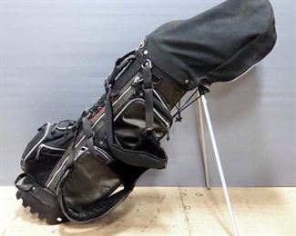 Golden Bear Golf Clubs, Qty 12, In Golden Bear Golf Bag, With Balls And Golf Gloves