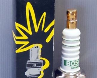 Bosch Sparkplug Shaped Decanter And Be Jolly Wine Bottle Gift Box