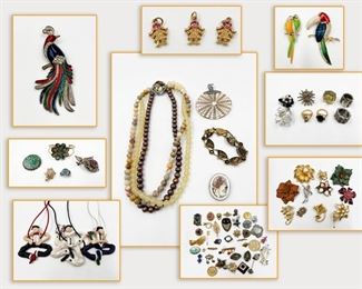 ALL KINDS OF VINTAGE COSTUME & DESIGNER SIGNED JEWELRY 