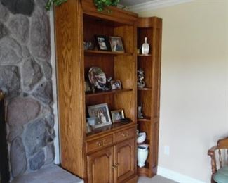 Display shelving, solid wood, makes a great impression