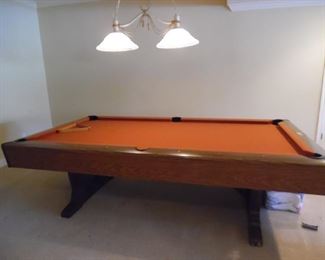 Brunswick pool table, vintage, 3 piece slate