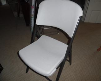 Folding chairs and more.  Lots to choose from too