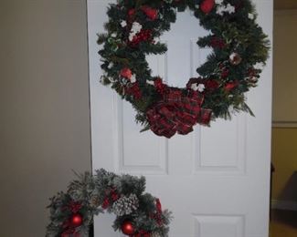 Wreaths and Holiday Decor abound!