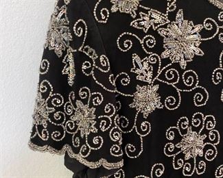Adrianna Papell Boutique Beaded Blouse