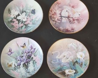 Bradex Decorative Plates Floral And Birds