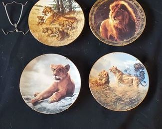 Bradex Decorative Plates Of Lions