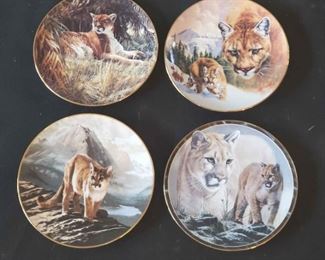 Bradex Decorative Plates Of Mountain Lions