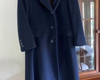 J G Hook Navy Blue Wool Pea Coat