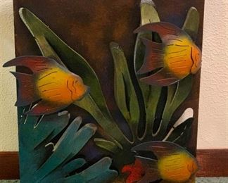 Metal Fish Piece From Mexico