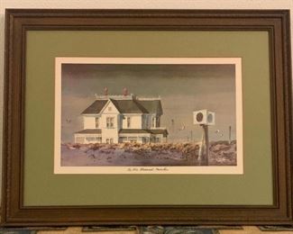 Print By The Channel Marker By Arne R Jensen