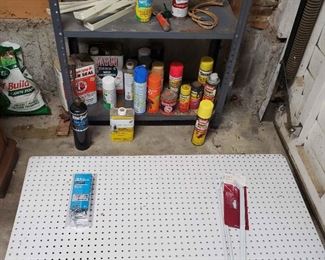 Shop Organization Peg Board Propane Torch And More