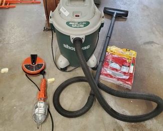 ShopVac And Work Light