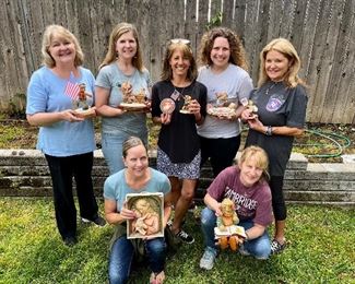 Part of the fantastic group of Cottage Classics!
Dale, Michelle, Ann, Me-Georgann, Kim. Debbie and Tiff on bottom! Get ready for this amazing sale!!