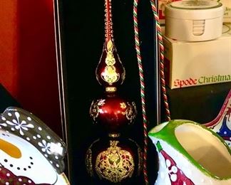 BLING!!!! BLING!!!! JAY STRONGWATER TREE TOPPER WITH SWAROVSKI CRYSTALS!  LARGE AND AMAZING!!!