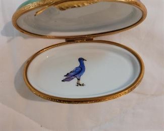 We have a fine and large collection of small snuff Limoges boxes. The collection is wonderful!