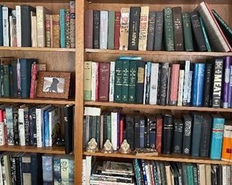 A library of books available and quite interesting topics