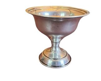 one of a set of six 6 sterling weighted sherbets 