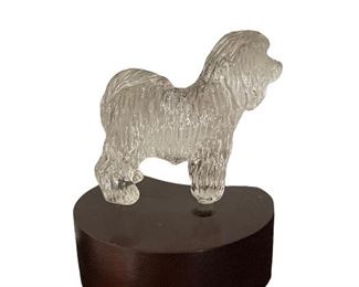 One of a collection of beautiful crystal objects