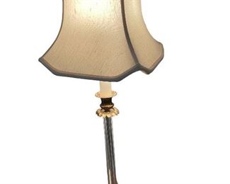 One of a pair of  bronze and glass boudoir lamps  these are great! 