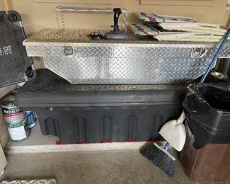 truck bed tool boxes.  black is for full size pick up. 