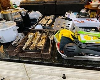 tons of unused kitchenware