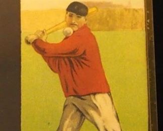 1911 T201 Mecca Double Folders Napoleon Lajoie HOF/Fred Falkenberg
