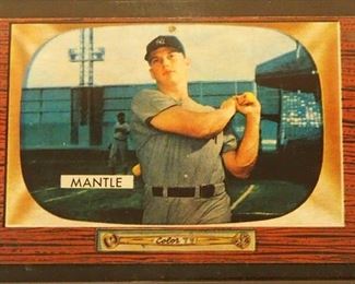 1955 Bowman Mickey Mantle #202 HOF
