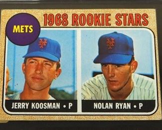 1968 Topps Mets Rookie Stars (Nolan Ryan HOF And Jerry Koosman) #177
