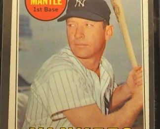 1969 Topps Mickey Mantle HOF (Yellow) #500
