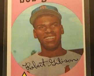 1959 Topps Bob Gibson HOF #514 (Rookie Card)
