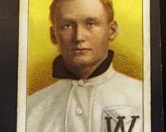 1909 T206 Piedmont 150 Walter Johnson (Portrait) HOF, No Creases
