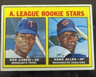 1967 Topps A. League Rookie Stars Rod Carew HOF, Hank Allen #569 (Rookie Card)
