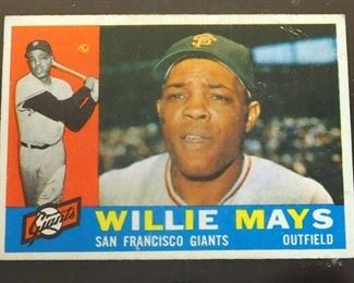 1960 Topps Willie Mays HOF #200
