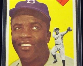 1954 Topps Jackie Robinson HOF #10

