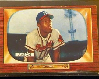 1955 Bowman Hank Aaron HOF #179
