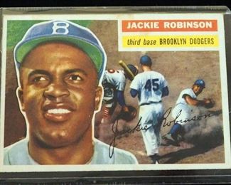 1956 Topps Jackie Robinson HOF #30
