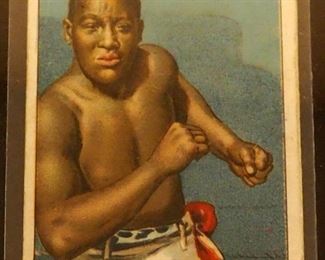 1912 T227 Miners Extra Series Of Champions Jack Johnson (Boxer), Extremely Rare
