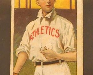 1909 American Caramel (E91, Set A) Edward S Plank HOF #20
