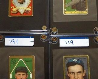 1911 T205 Gold Border Lou Criger, Charles Hemphill (Rare Back), Watty Lee (Premium Back, Rare Minor Leaguer), And P.M. McElveen
