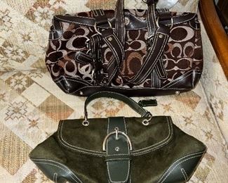 Coach purses - we have a few boxes of purses to still sort out & display for you